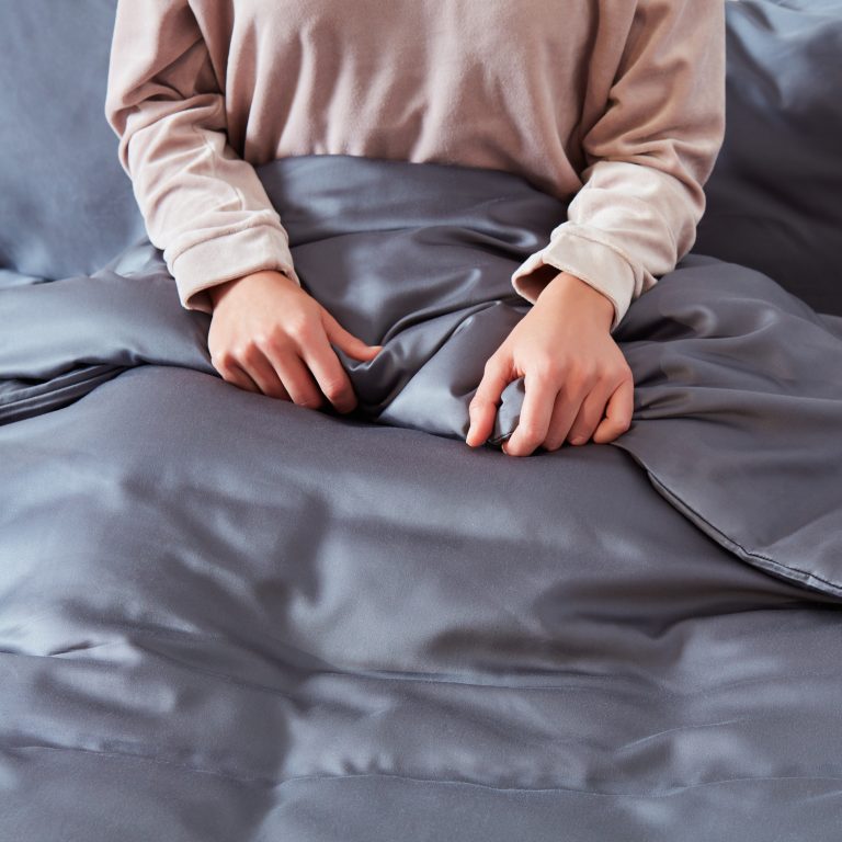 Bamboo Duvet Cover - Dark Grey | Panda London | Life Before Plastic